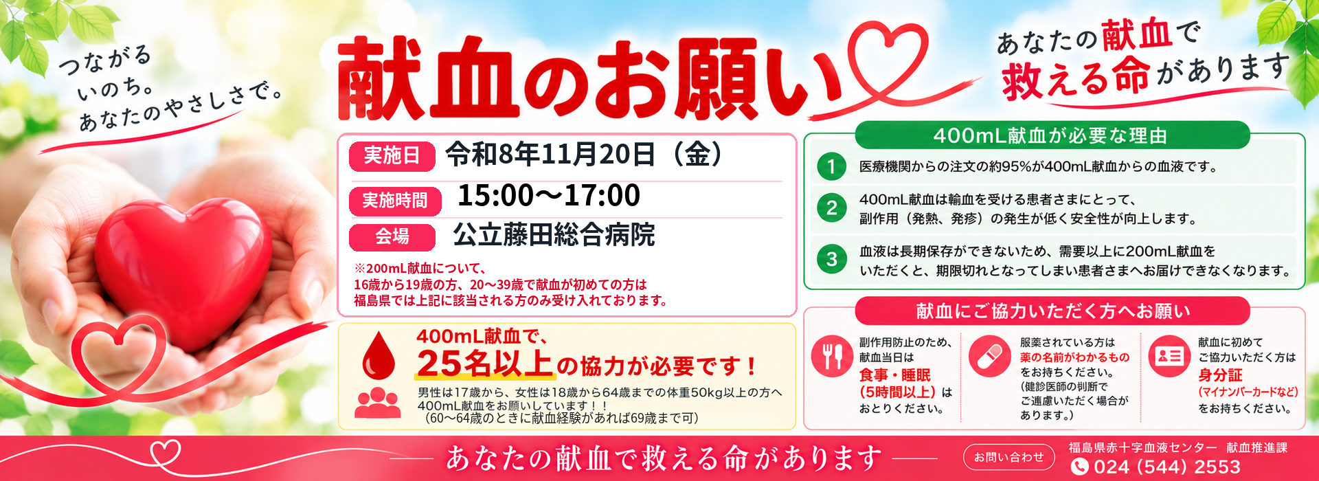 献血ポスター